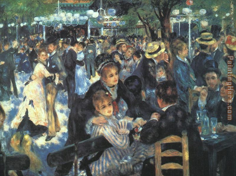 Pierre Auguste Renoir The Ball at the Moulin de la Galette